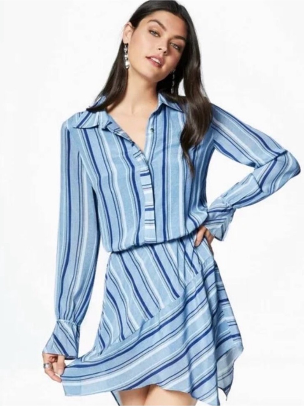 Ramy Brook Silk Shirt dress sz S